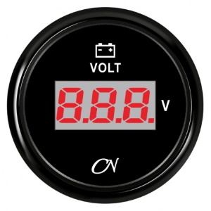 Voltmeter 12+24Volt digital